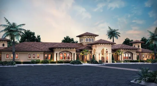 a view of a balcony with furniture