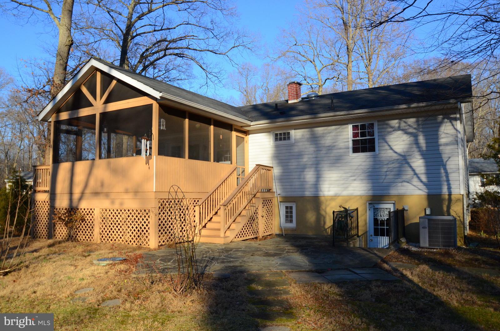 3718 Nile Road Davidsonville, MD 21035 - Photo 21 of 26 Large Screened Deck, Patio, & Basement Entry