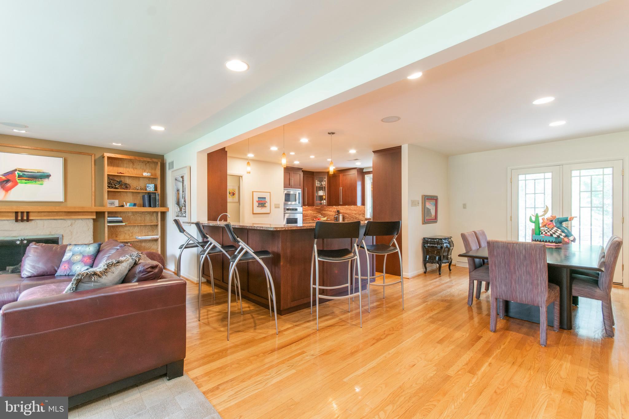 1251 Red Rambler Road Rydal, PA 19046 - Photo 4 of 39 Open floorplan Kitchen, Family Rm & Dining Rm