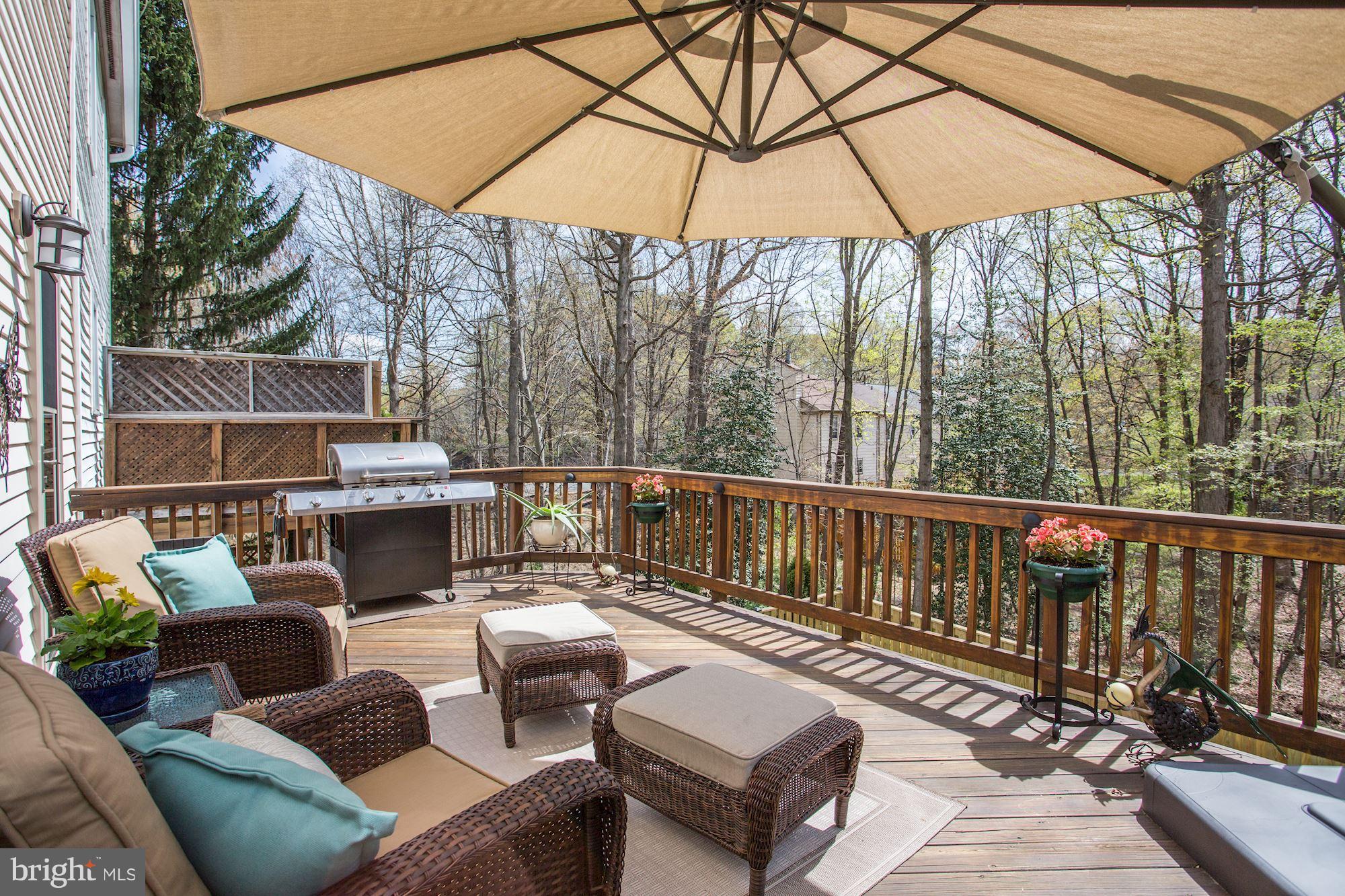 7328 Spring View Court Springfield, VA 22153 - Photo 25 of 30 Enjoy yourself outside on this large deck w/views!