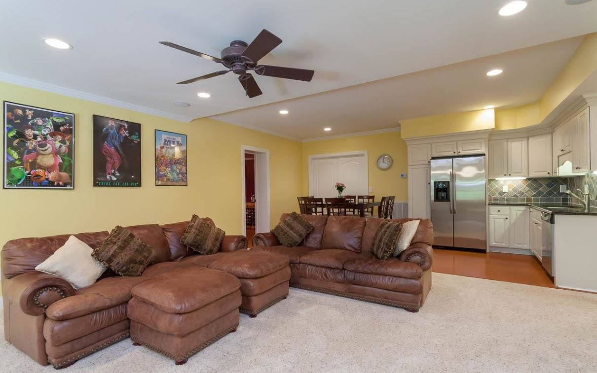 2913 Elmfield Street Raleigh, NC 27614 - Photo 24 of 30 Spacious Basement Living Room with tons of room for entertainment Basement Living Room