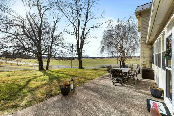 a front view of house with yard