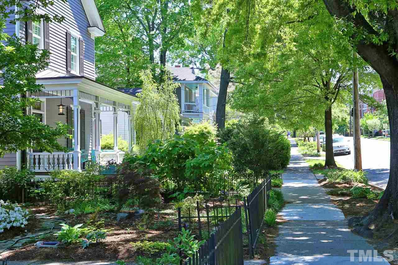 526 North Person Street Raleigh, NC 27604 - Photo 6 of 25 a view of a pathway with a garden
