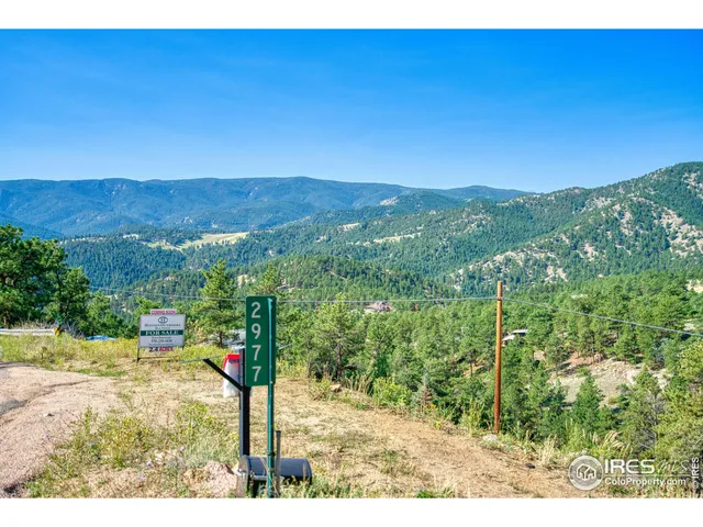 a view of a city with lush green forest