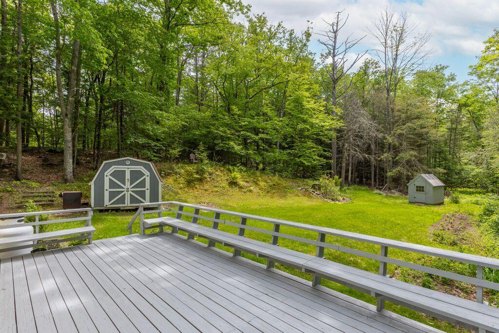 592 Hodsdon Road Pownal, ME 04069 - Photo 29 of 35 deck/ back yard