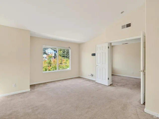 a view of a balcony with outdoor space