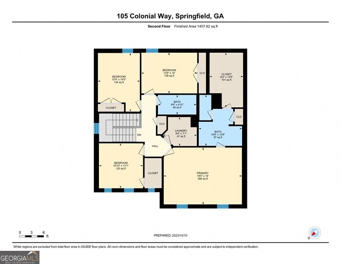 105 Colonial Way Springfield, GA 31329 - Photo 28 of 30 a picture of a floor plan