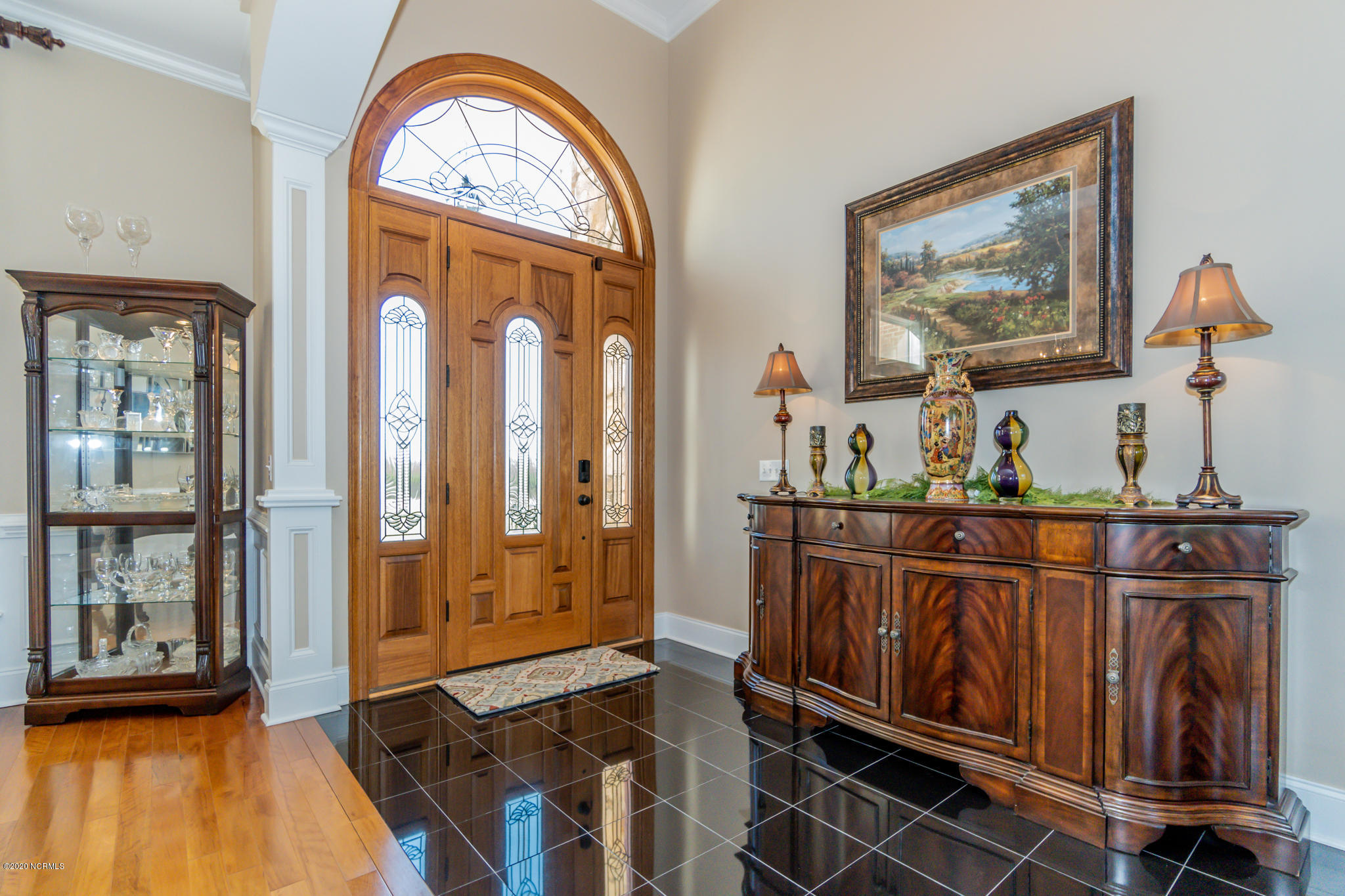 521 Slick Williams Road Macon, NC 27551 - Photo 12 of 78 Two story coffered ceiling with arches