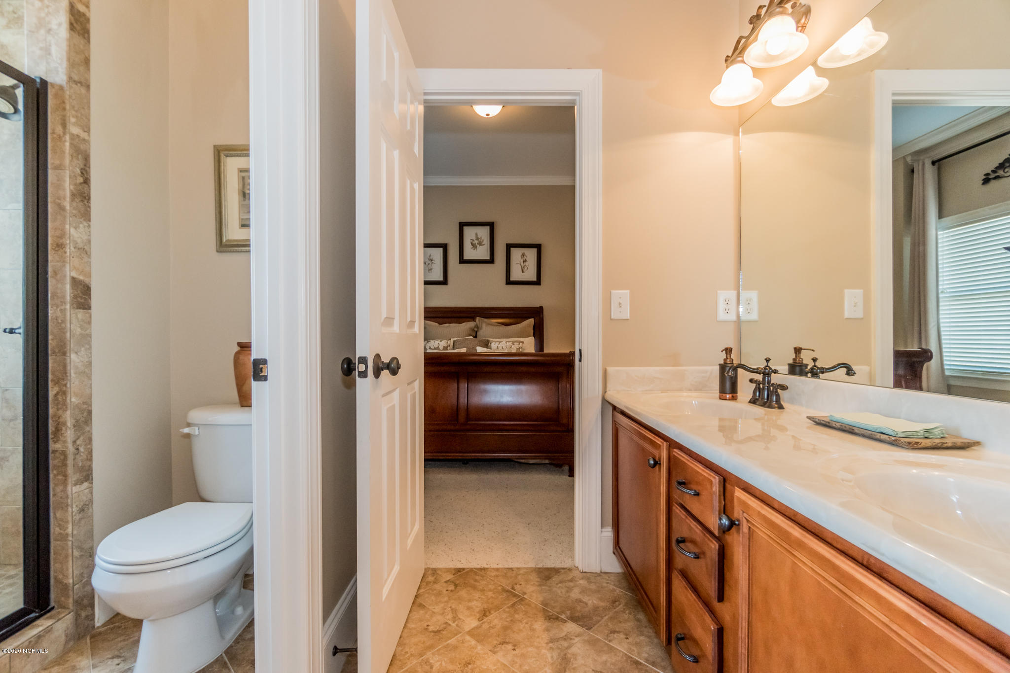 521 Slick Williams Road Macon, NC 27551 - Photo 40 of 78 1st floor guest/in-law suite bed & bath