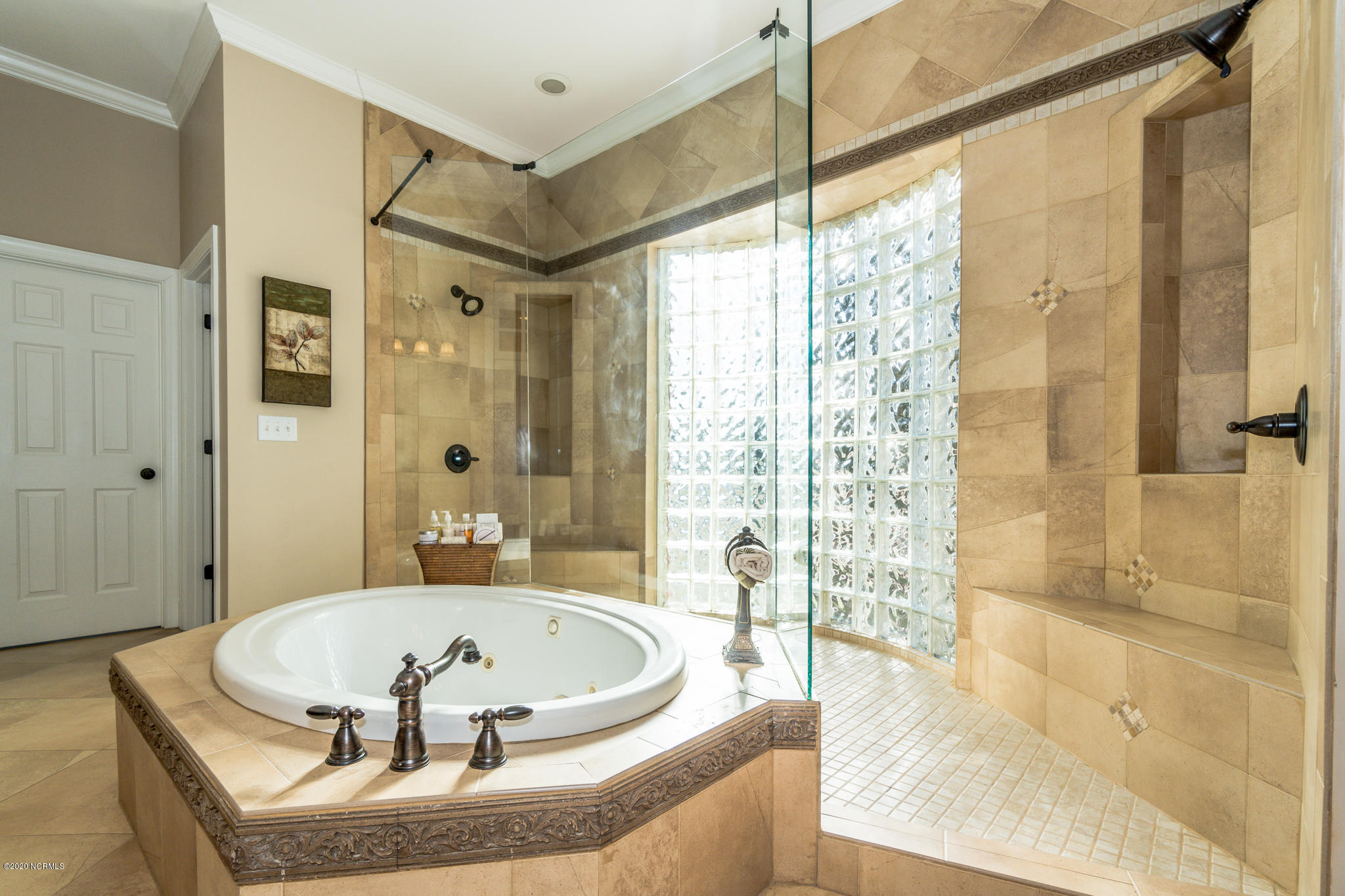 521 Slick Williams Road Macon, NC 27551 - Photo 49 of 78 Master bath glass walk through showers