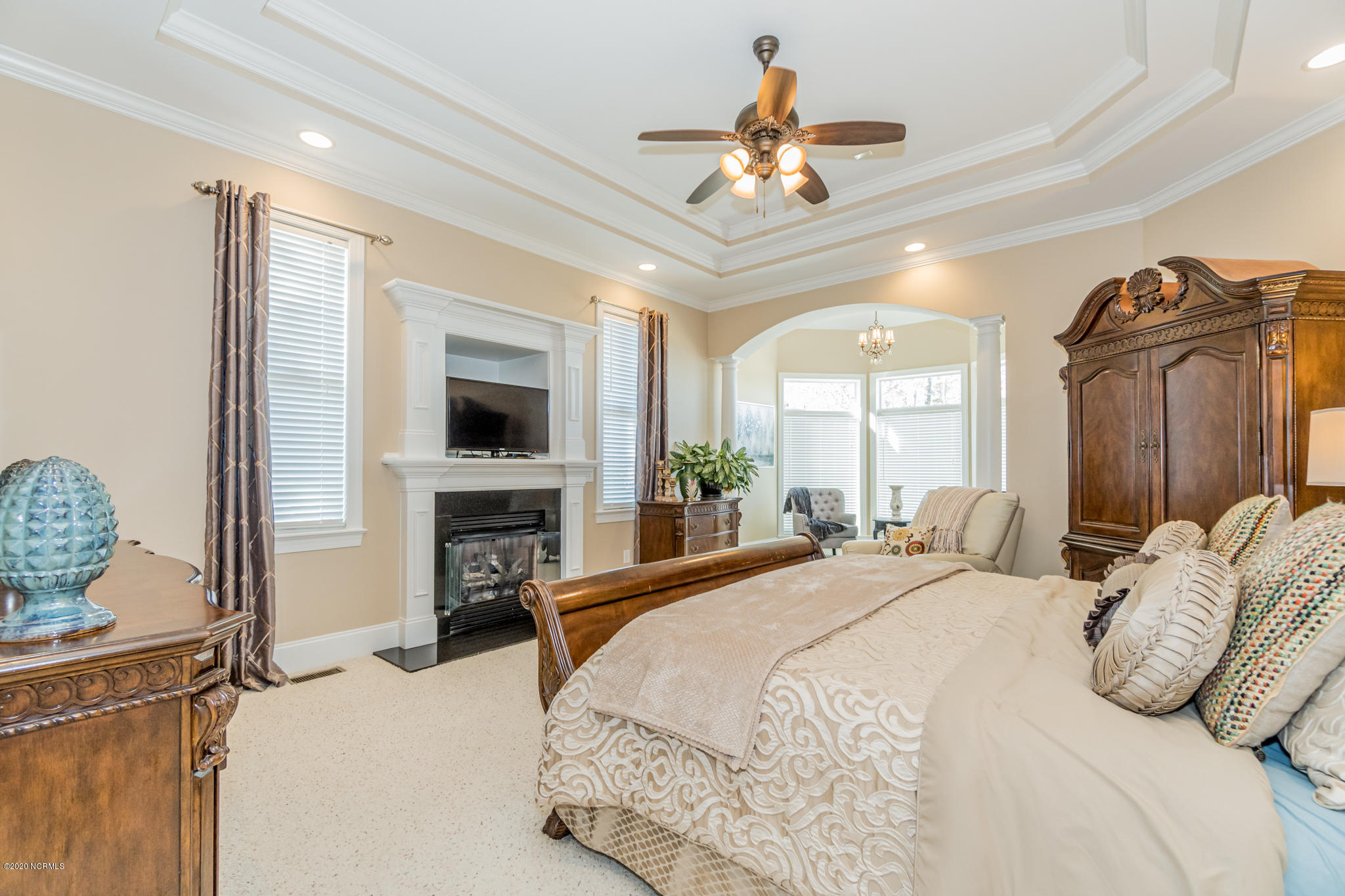 521 Slick Williams Road Macon, NC 27551 - Photo 51 of 78 1st floor master suite with fireplace