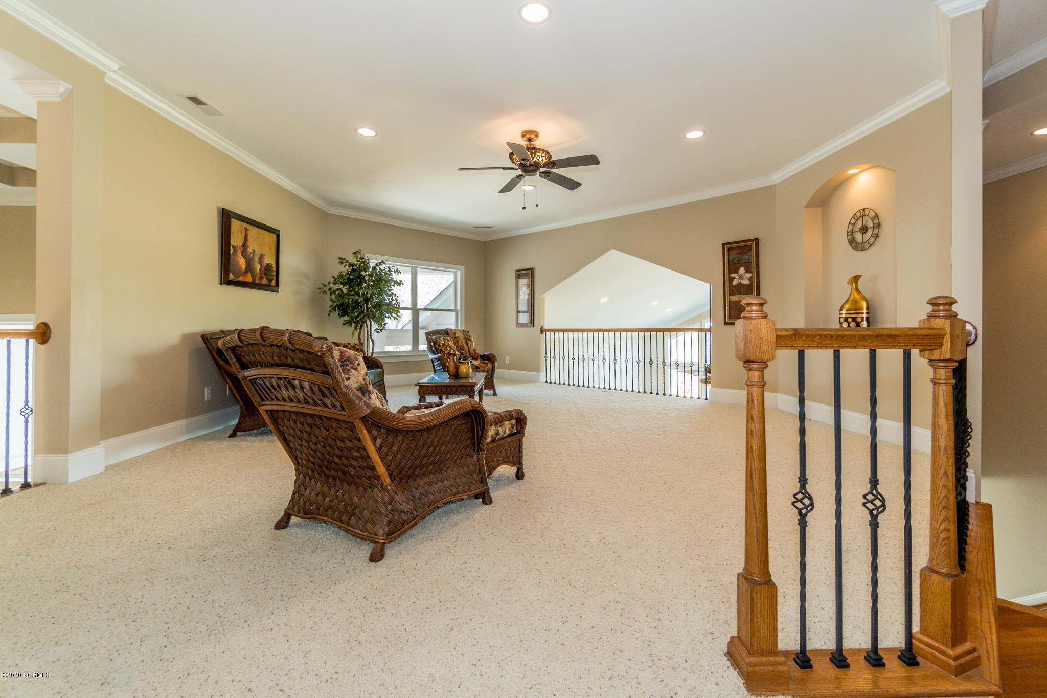 521 Slick Williams Road Macon, NC 27551 - Photo 56 of 78 2nd floor family room wrought iron