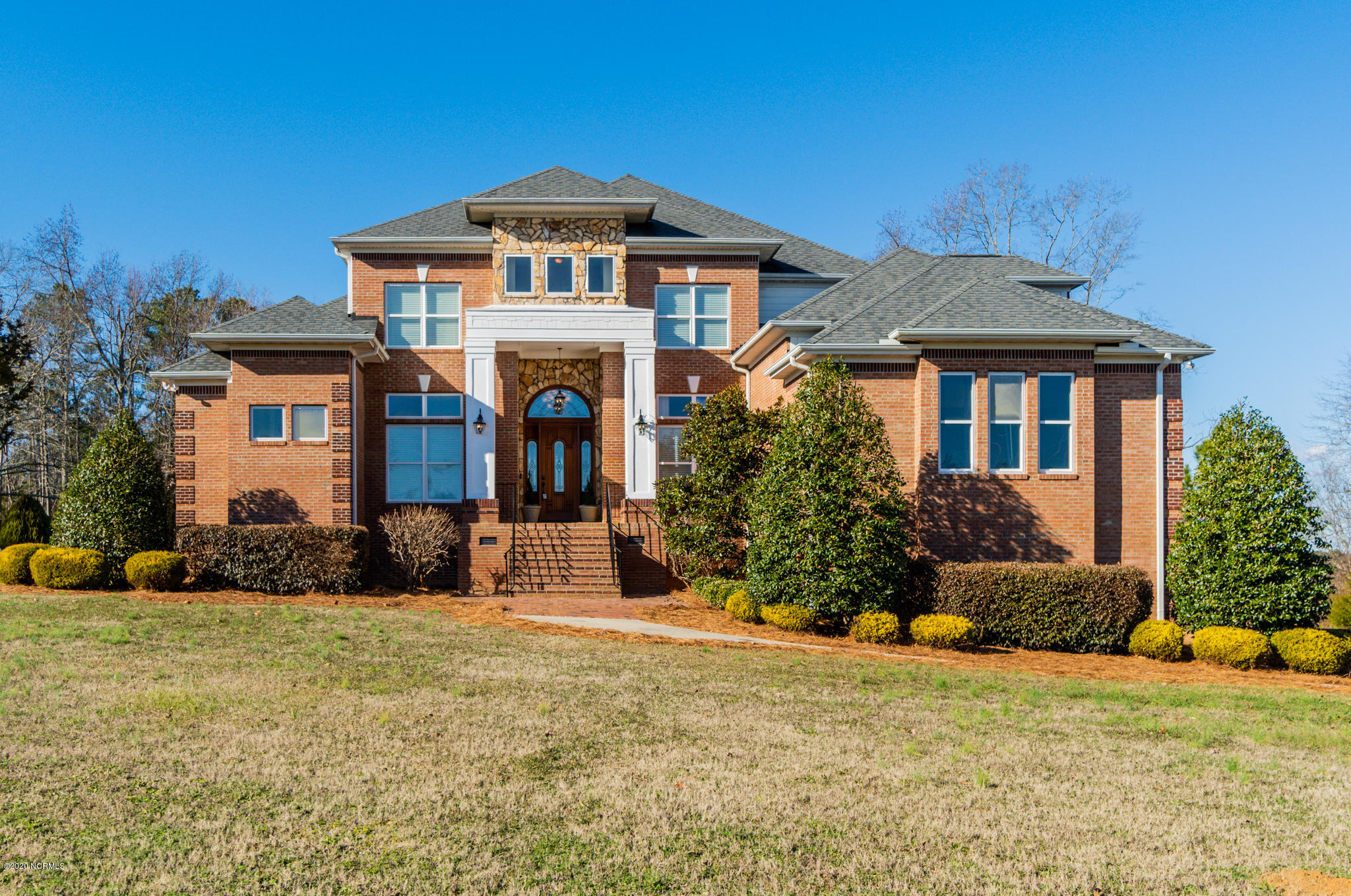 521 Slick Williams Road Macon, NC 27551 - Photo 76 of 78 Brick & stone detail from & back