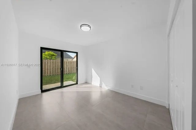 a view of a room with window