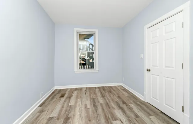 wooden floor in an empty room