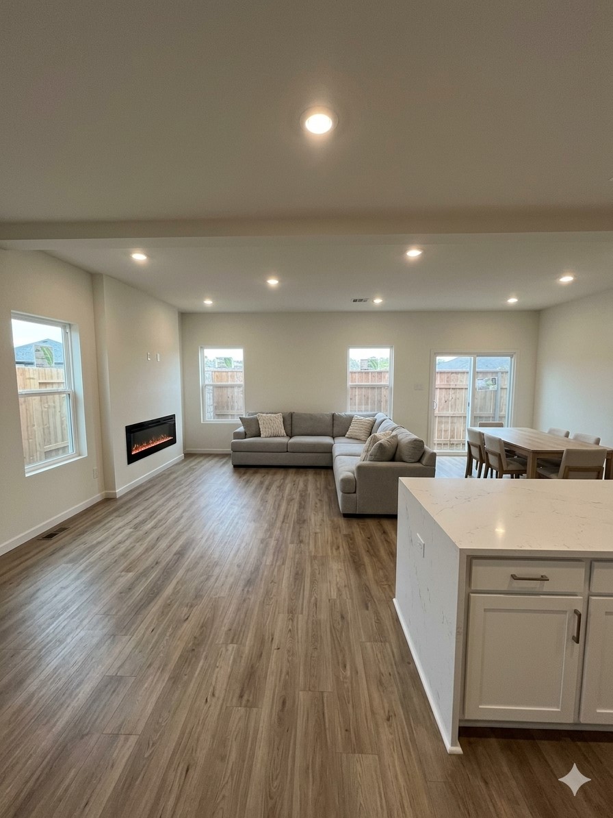 13711 New Shiloh Road Cypress, TX 77429 - Photo 6 of 13 a living room with furniture and a wooden floor