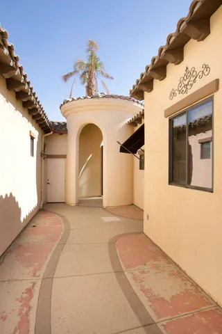 a view of a house with entertaining space