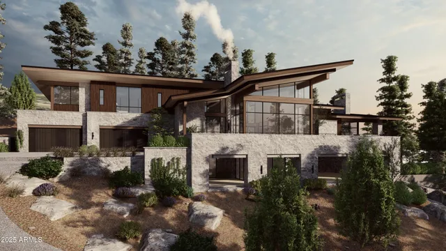 front view of a house with a small yard