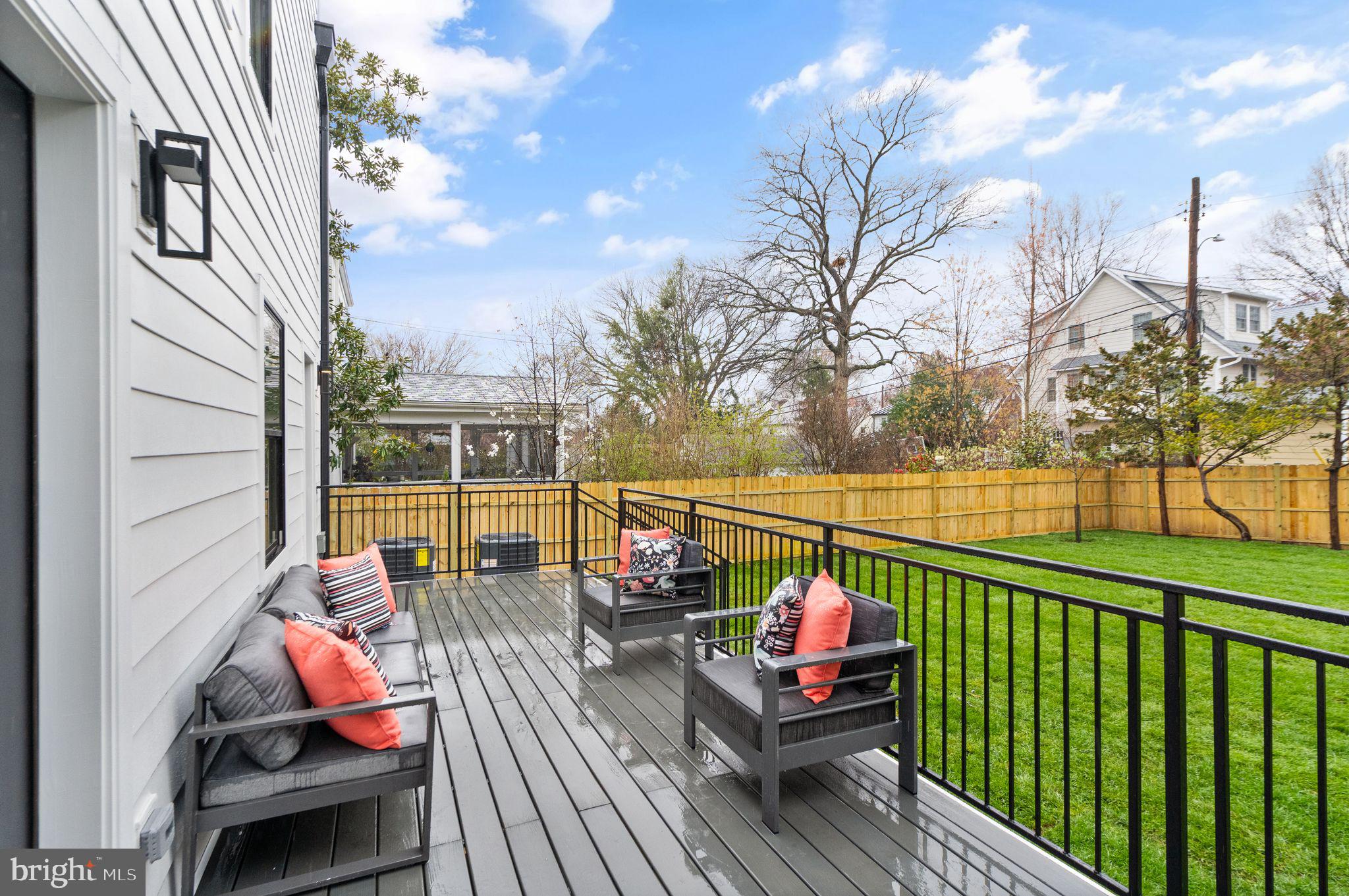 4611 Yuma Street Northwest Washington, DC 20016 - Photo 26 of 32 large deck for entertaining