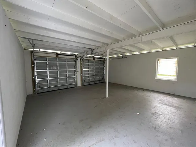 a view of a room with an empty space