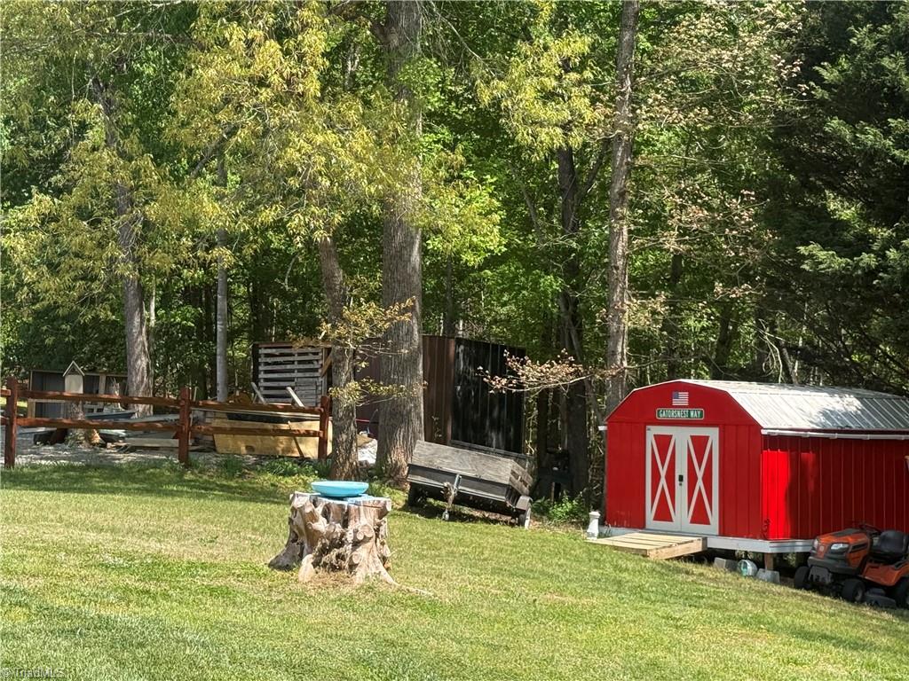 231 Cp Riddle Trail Mount Airy, NC 27030 - Photo 26 of 28 back yard and outbuilding