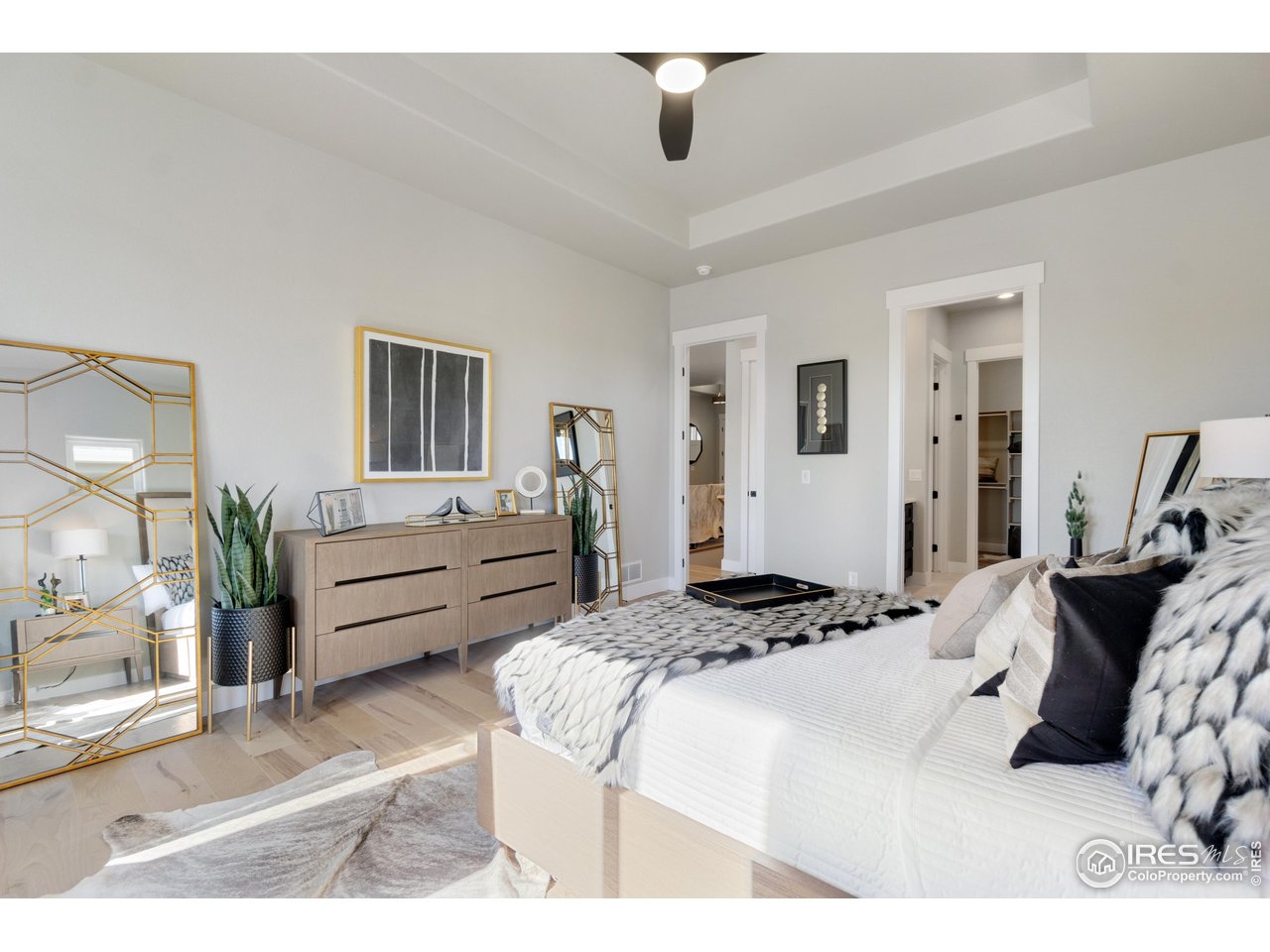 2039 Morningstar Way Fort Collins, CO 80524 - Photo 15 of 34 Primary Suite with Coffered Ceiling!