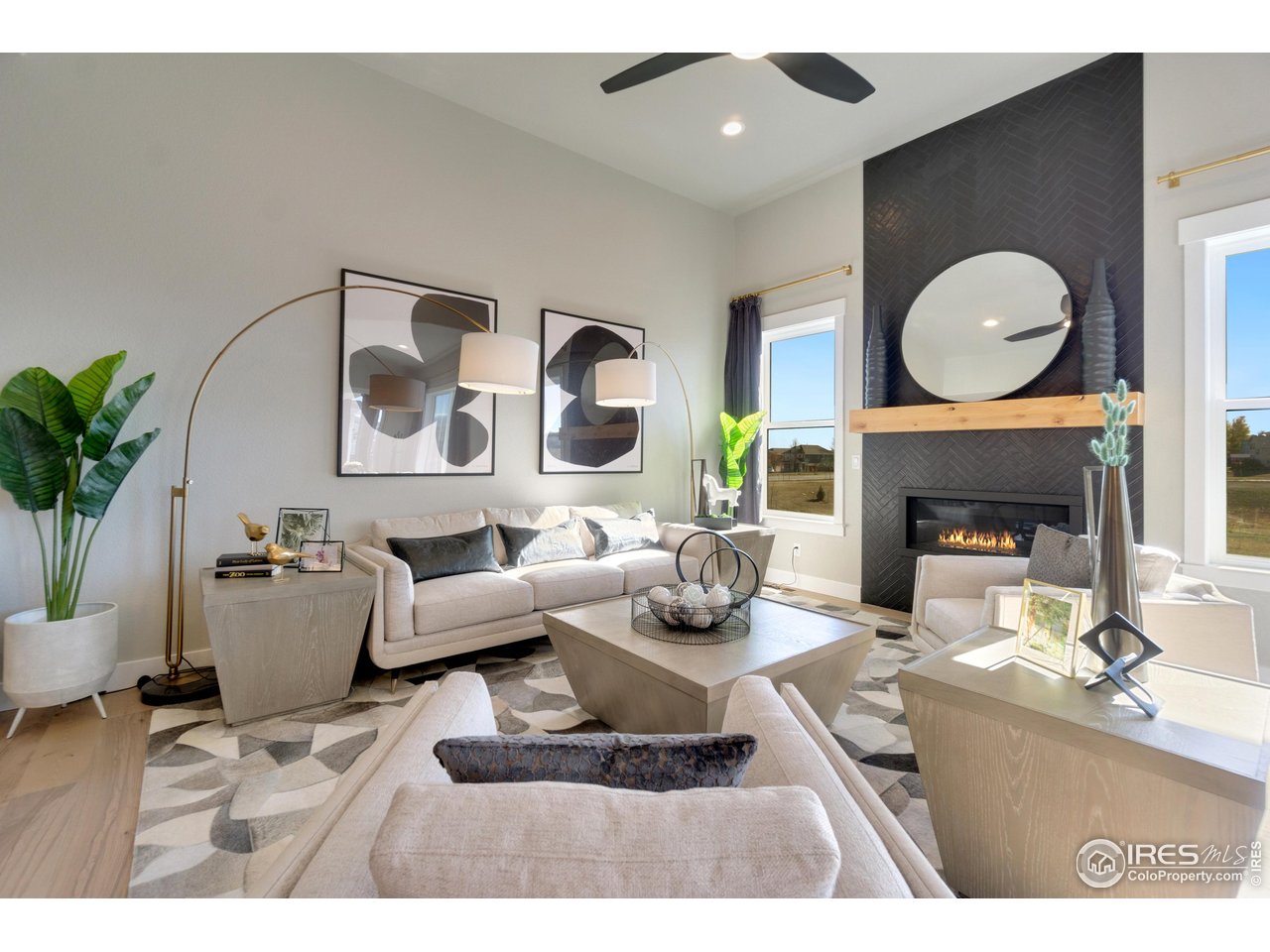 2039 Morningstar Way Fort Collins, CO 80524 - Photo 7 of 34 Cozy Living Room with Engineered Hardwood Flooring!
