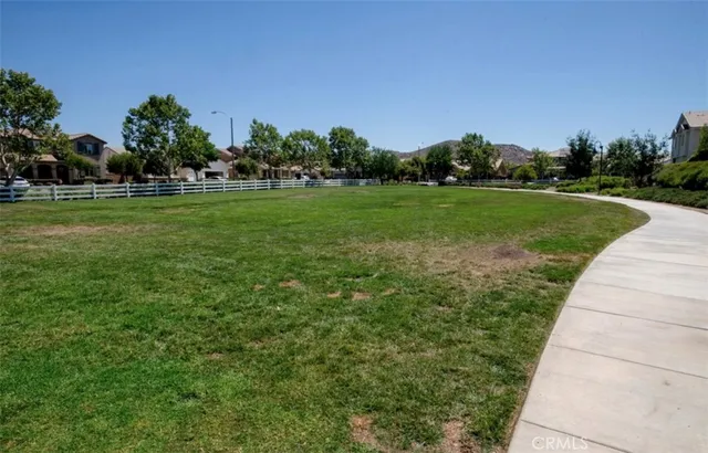 a view of building with outdoor space