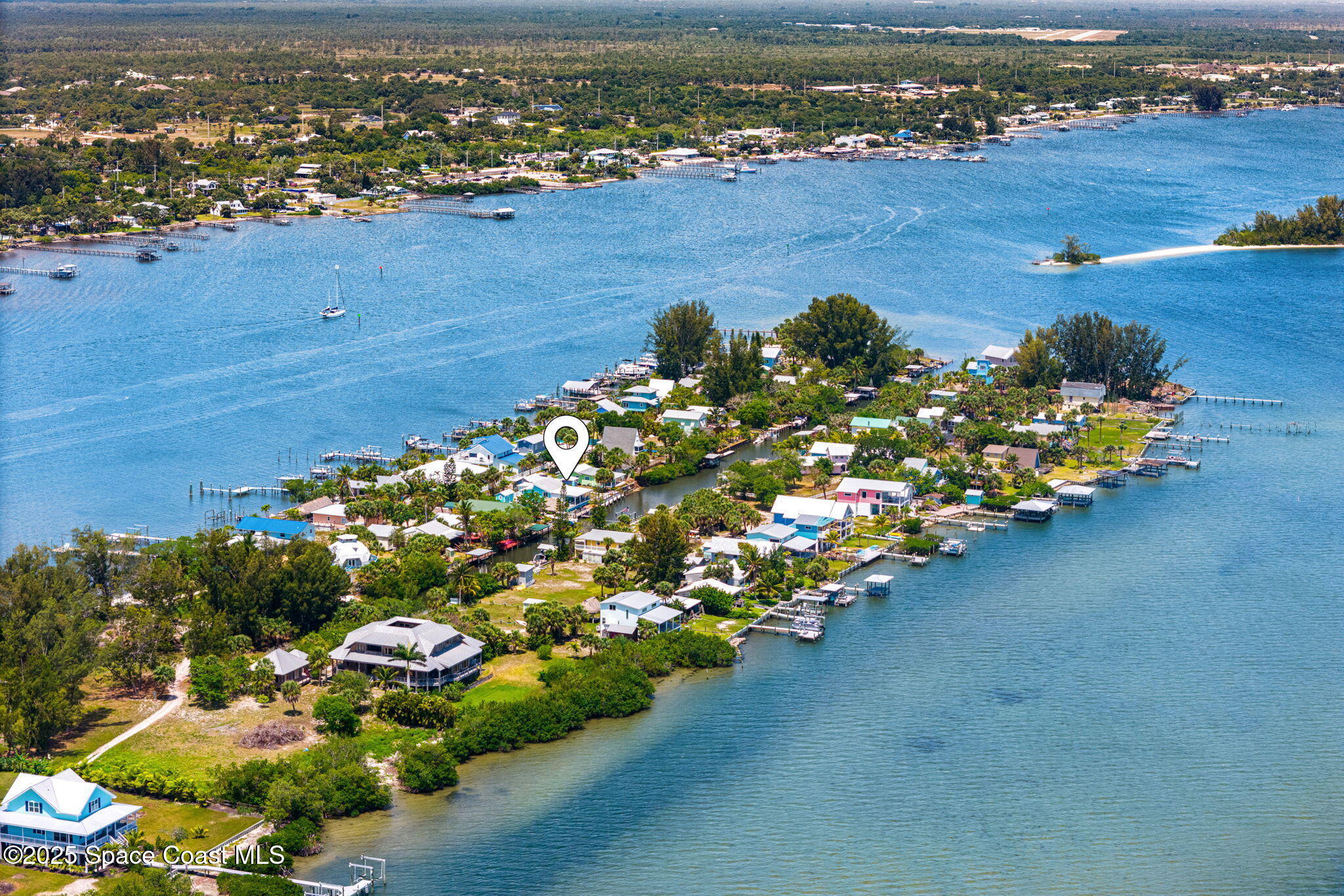 36 Vip Island, Unit A Grant, FL 32949 - Photo 55 of 63 an aerial view of a houses with outdoor space