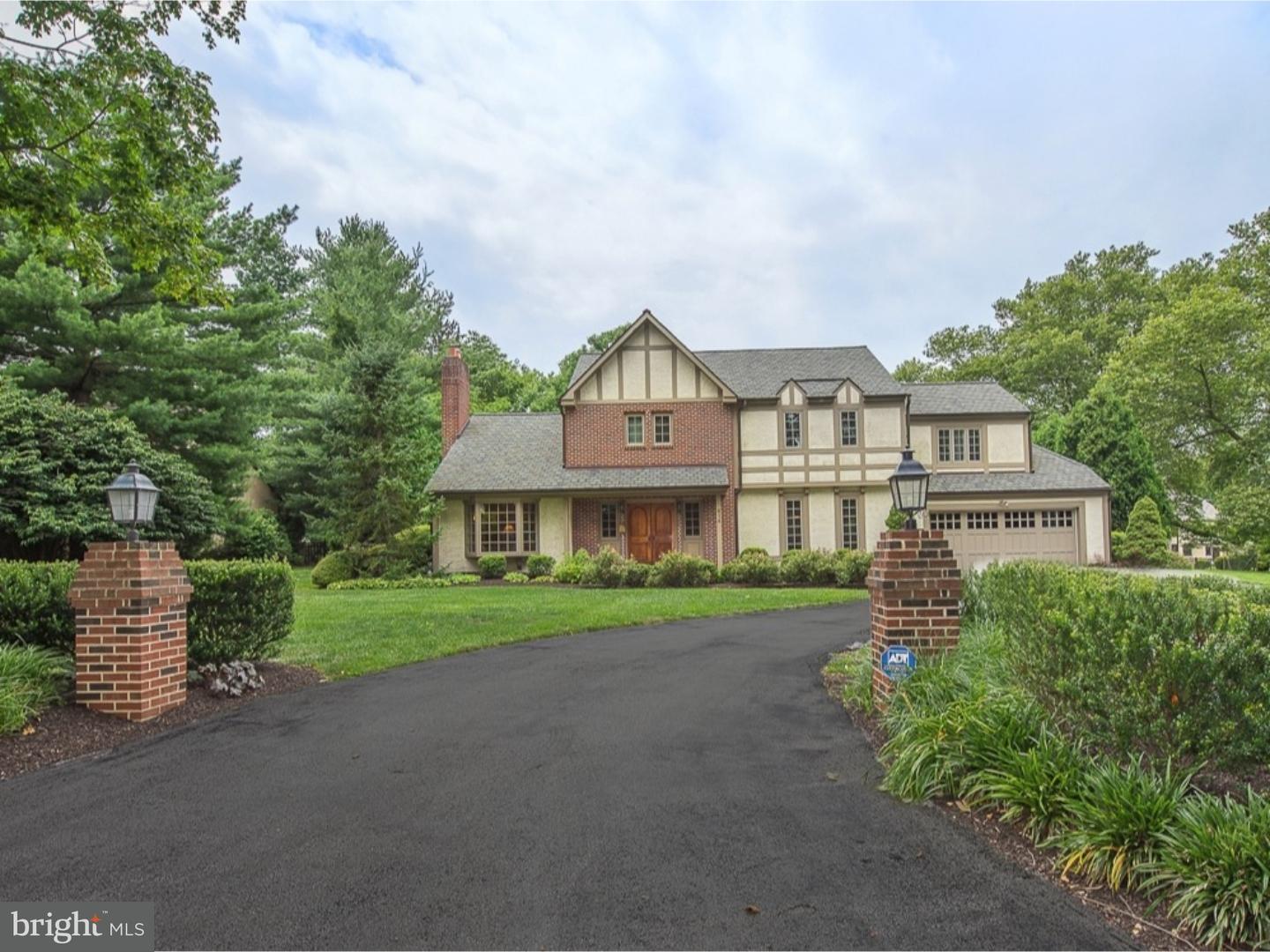 414 Gilpin Road Narberth, PA 19072 - Photo 1 of 25 front view of a house with a yard