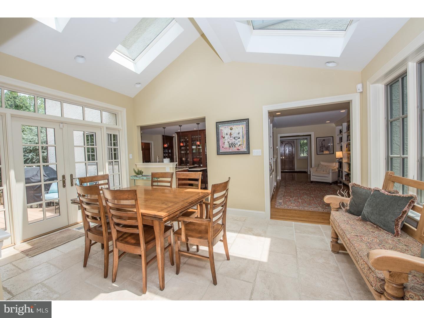 414 Gilpin Road Narberth, PA 19072 - Photo 13 of 25 a dining room with furniture and large windows