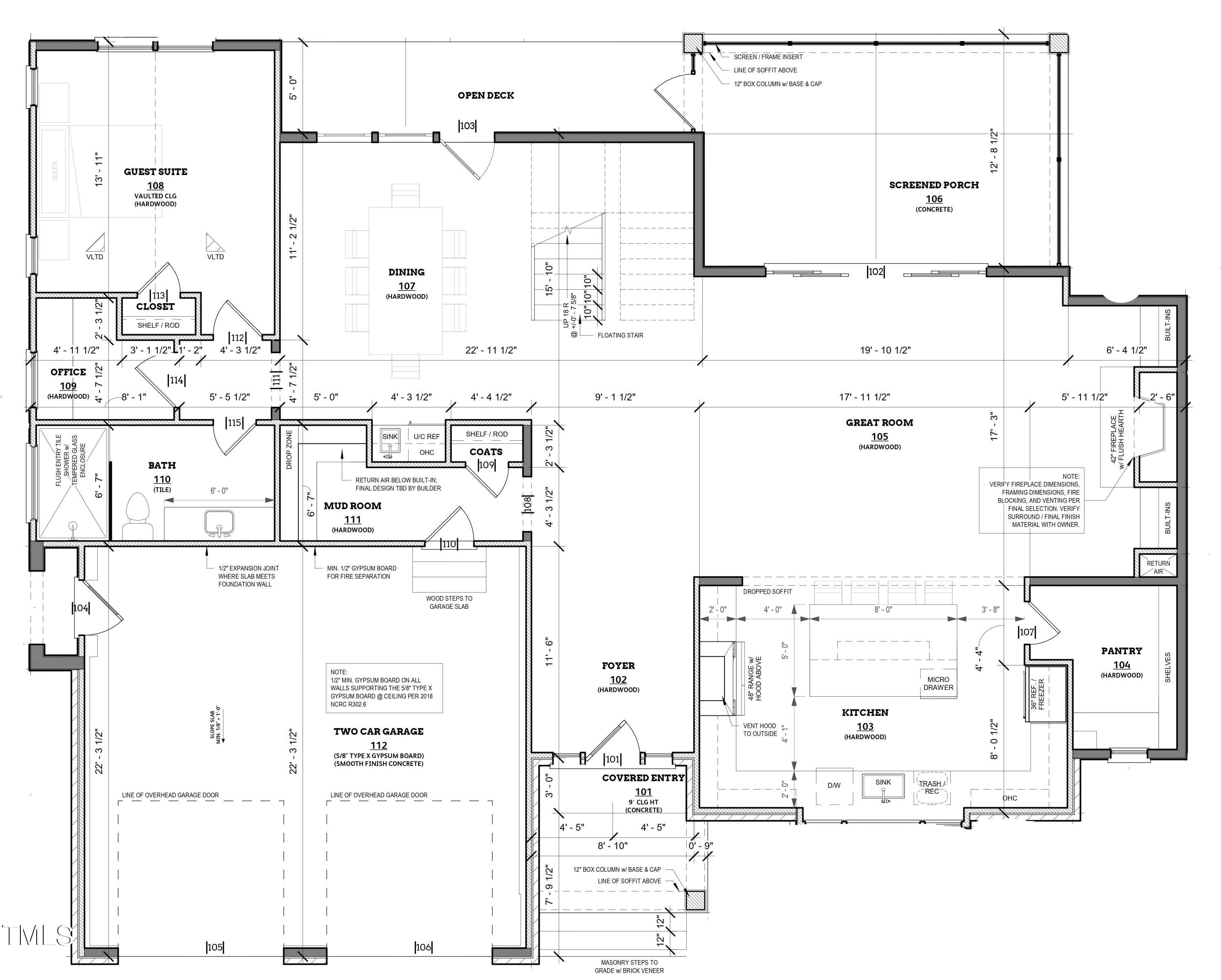 3340 Colby Chase Drive Apex, NC 27539 - Photo 74 of 80 CC Lot 4 1st Floor