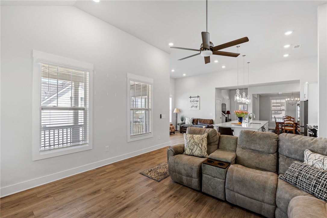 210 Maverick Trail Central, SC 29630 - Photo 21 of 41 This bright and airy living space flows seamlessly into a well-appointed kitchen.