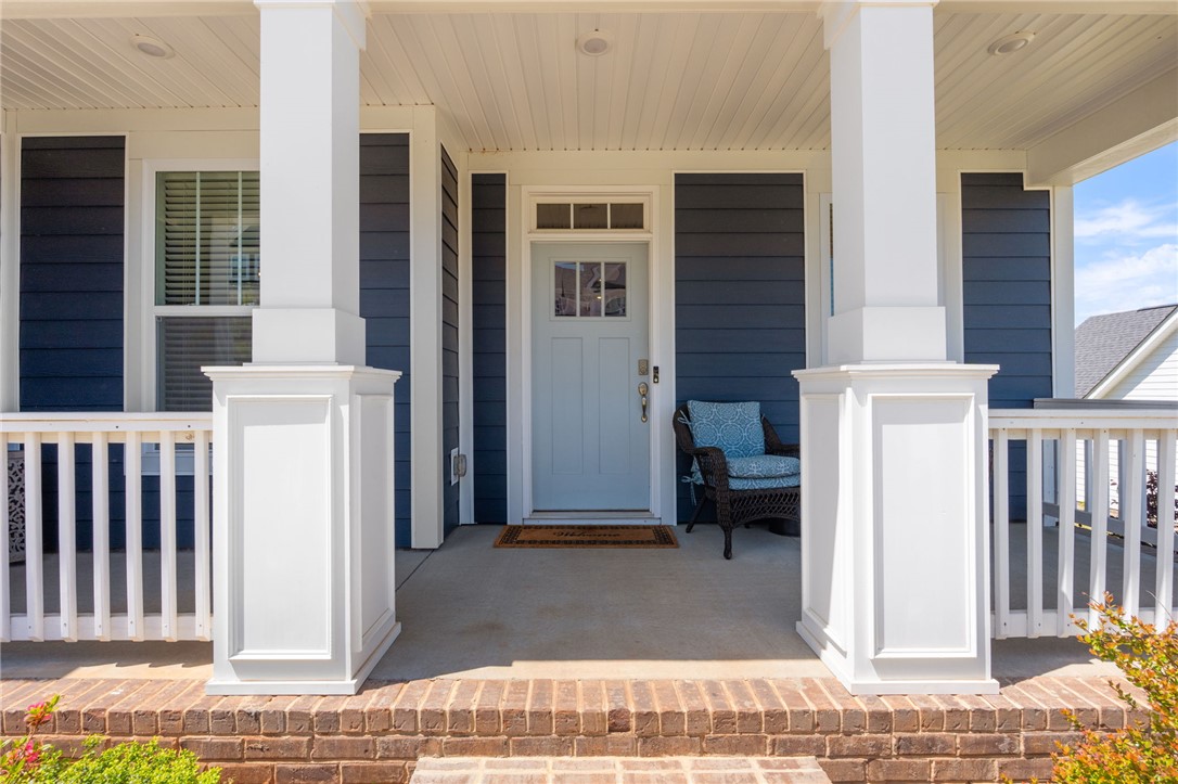 210 Maverick Trail Central, SC 29630 - Photo 5 of 41 This inviting porch entry offers classic appeal, perfect for welcoming guests.