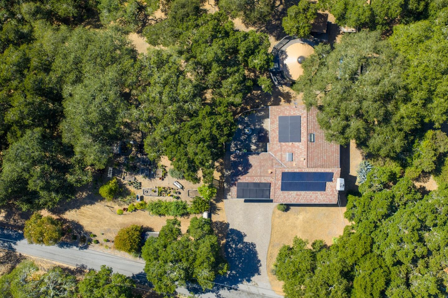 11660 McCarthy Road Carmel Valley, CA 93924 - Photo 19 of 21 an aerial view of a house with a yard