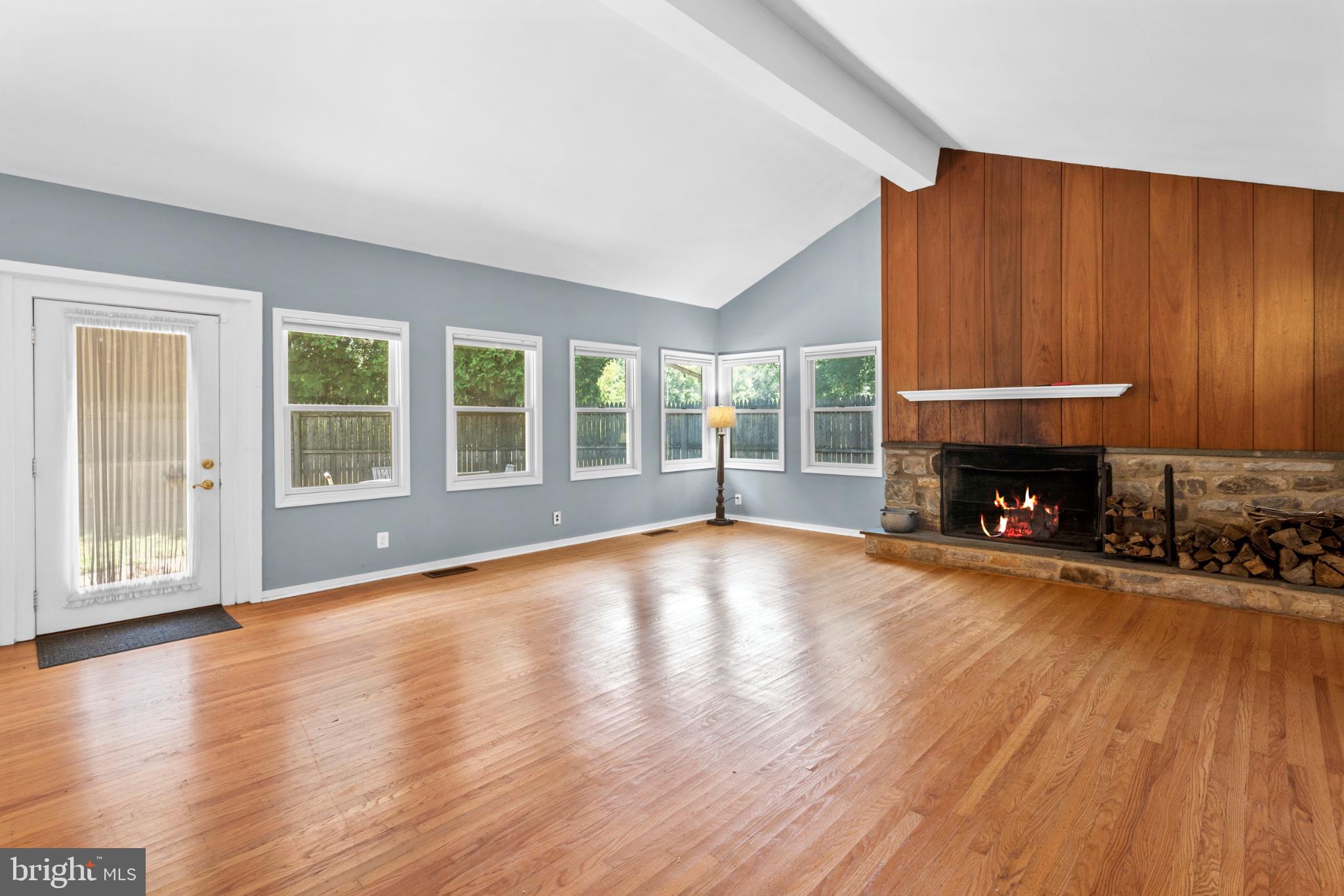 1457 Meetinghouse Road Warminster, PA 18974 - Photo 3 of 30 Spacious living area with cozy fireplace.