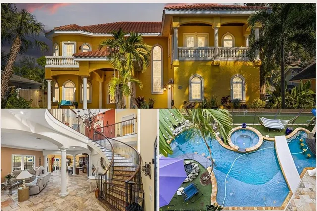 a view of multiple houses