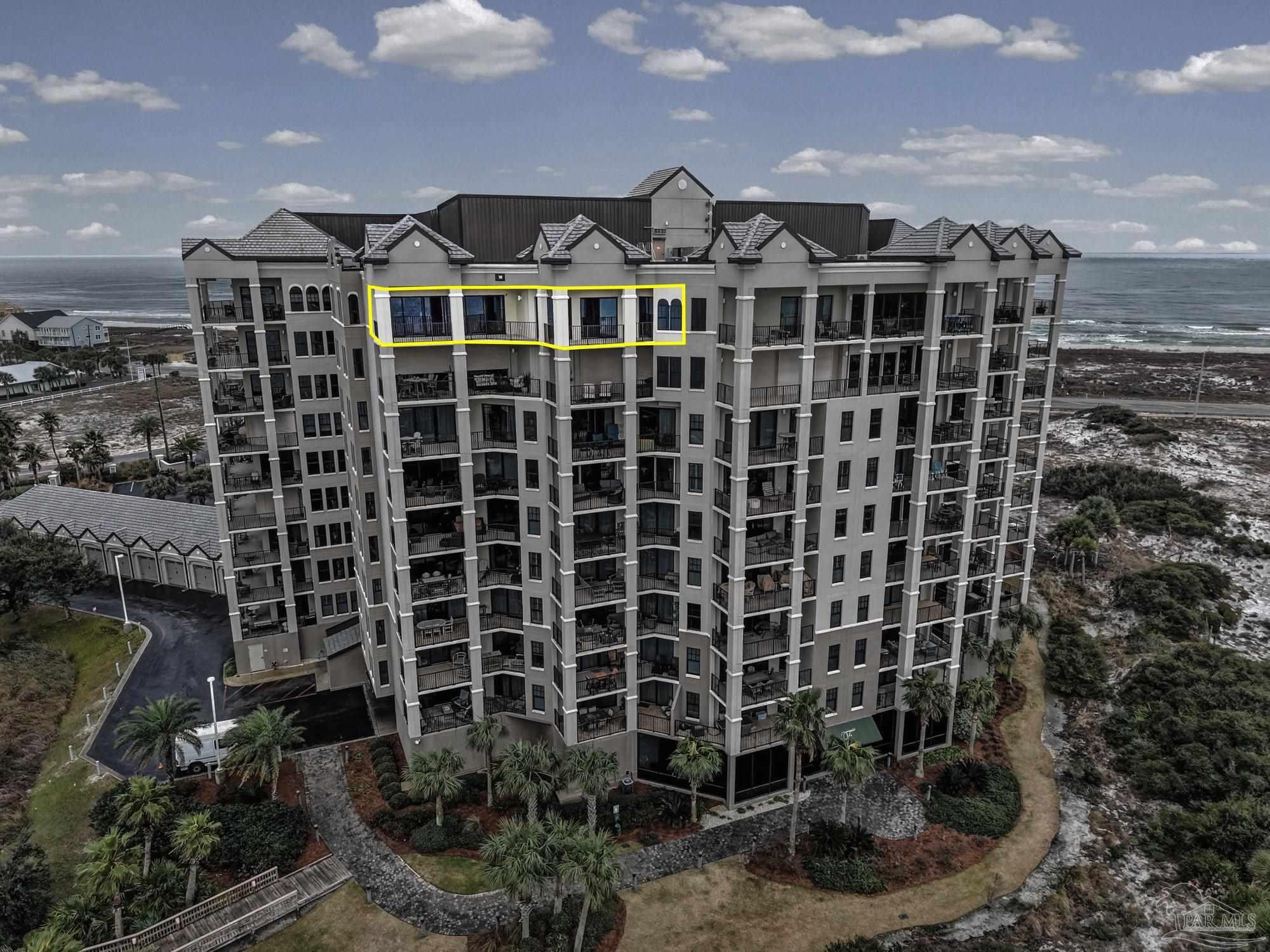 14900 River Road, Unit 904 Perdido Key, FL 32507 - Photo 2 of 62 a view of a building with garden space and windows