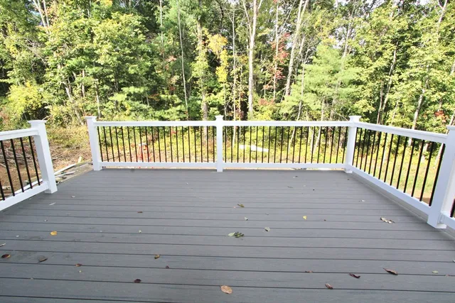 a view of balcony with deck