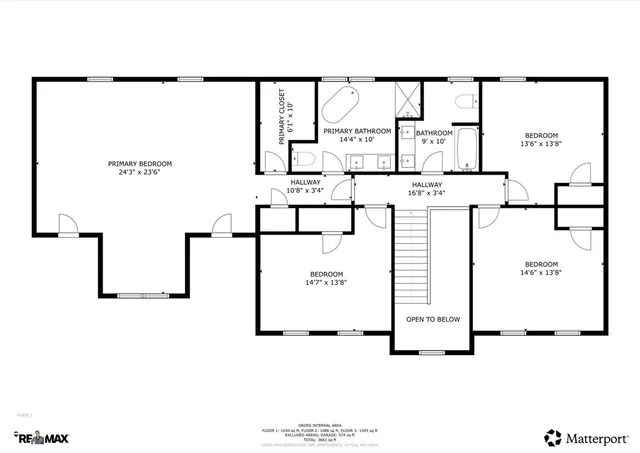 a picture of a floor plan