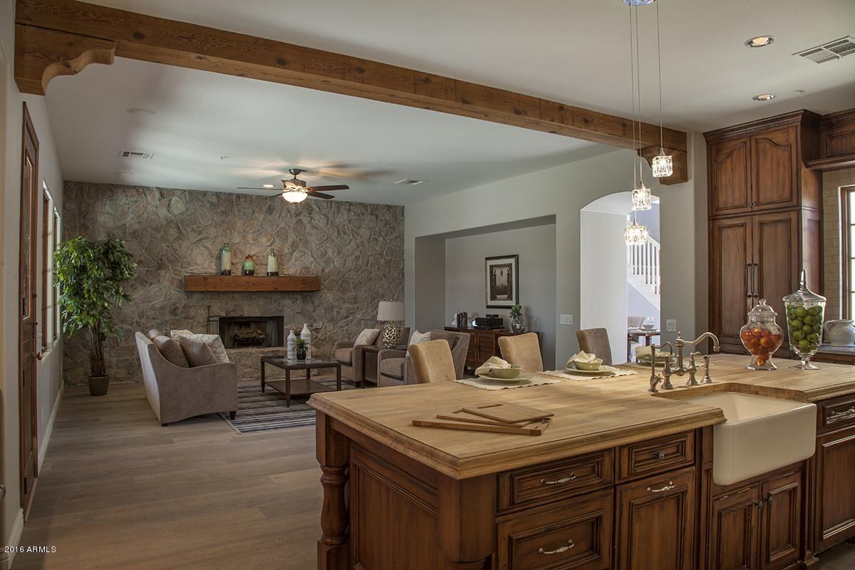 9096 East Mountain Spring Road Scottsdale, AZ 85255 - Photo 1 of 42 Kitchen and Family Room