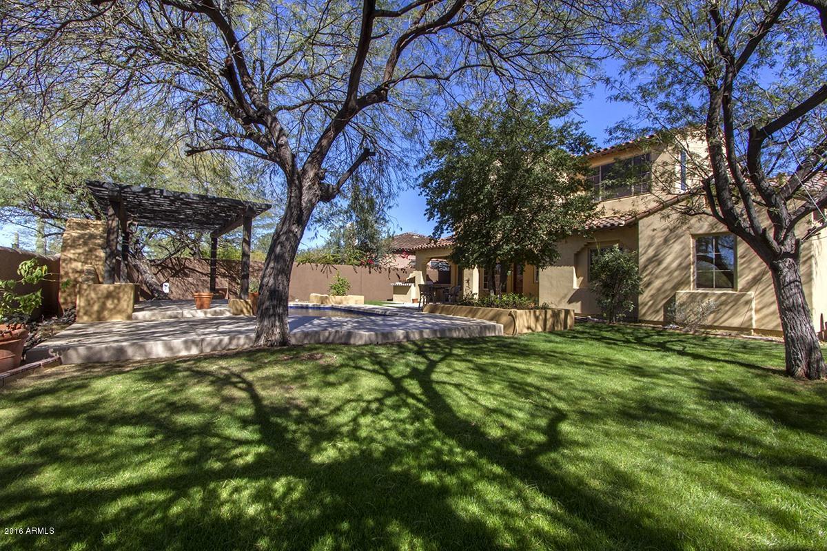 9096 East Mountain Spring Road Scottsdale, AZ 85255 - Photo 18 of 42 Lush Back Yard