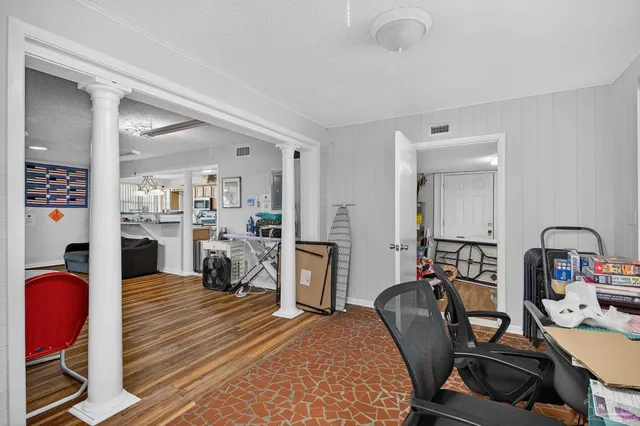 a view of a house with a swimming pool