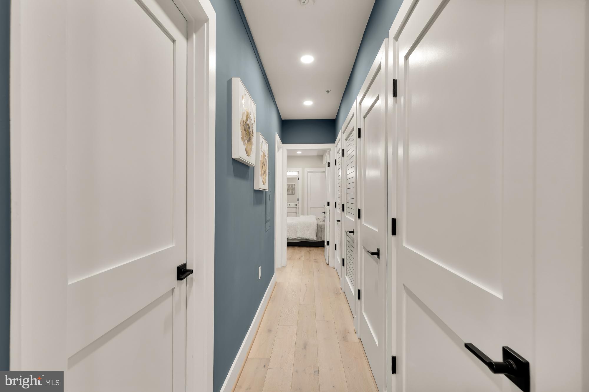 2829 13th Street Northwest, Unit 1 Washington, DC 20009 - Photo 13 of 23 a bathroom with a sink and glass door