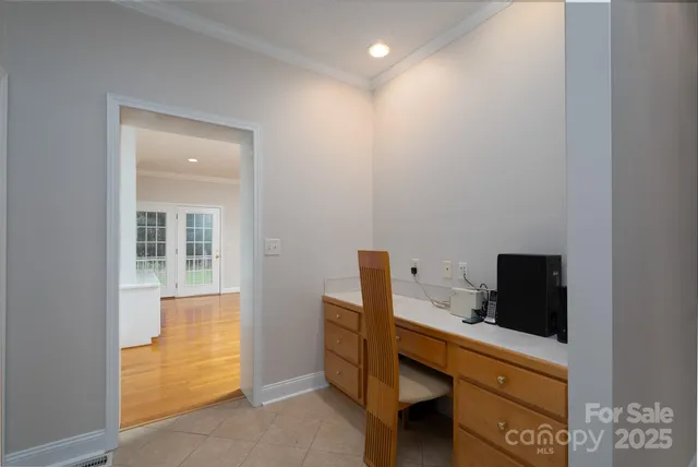 a room with storage and utility