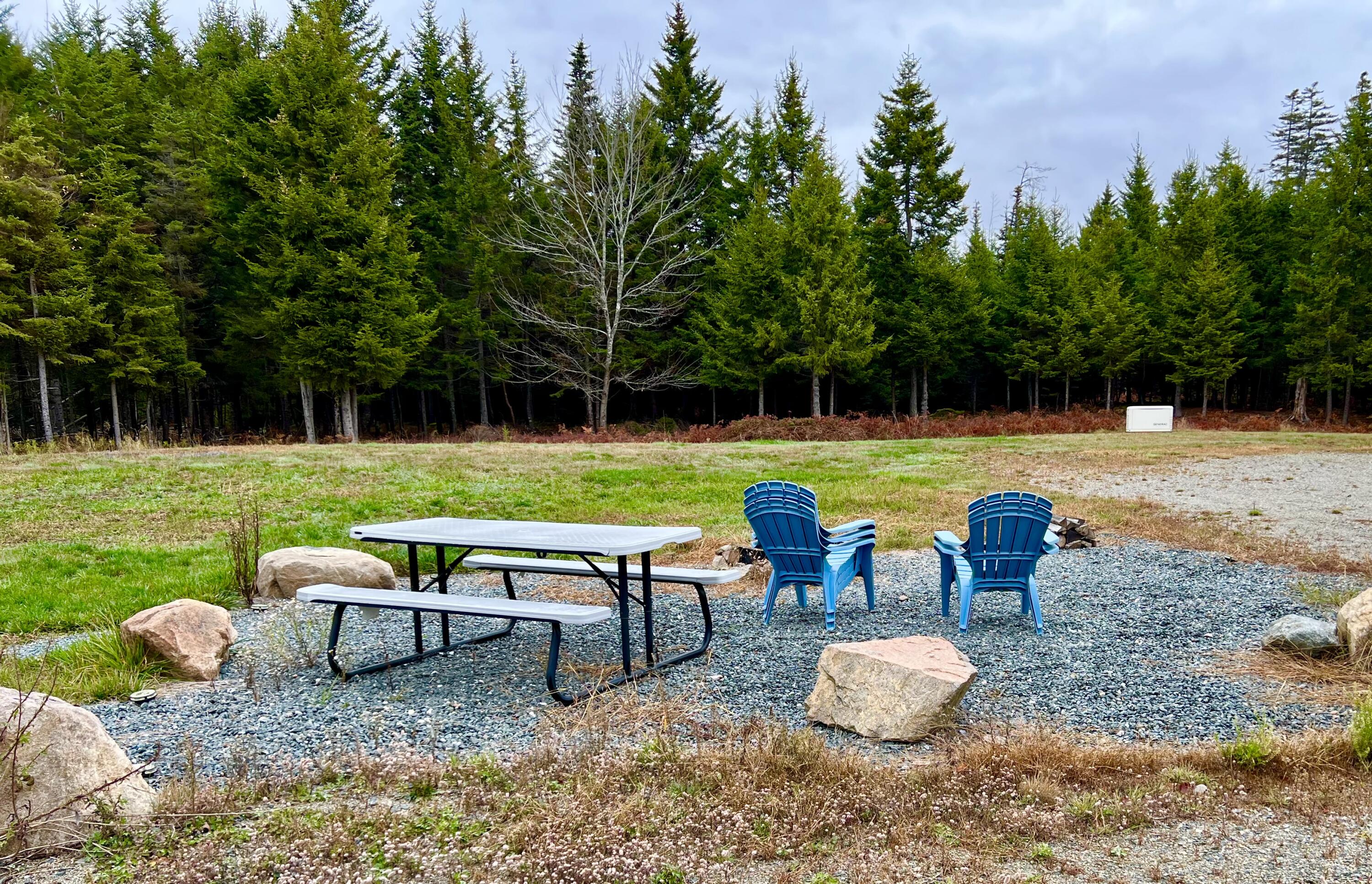 100 Bass Harbor Road Southwest Harbor, ME 04679 - Photo 45 of 52 Back yard sitting area