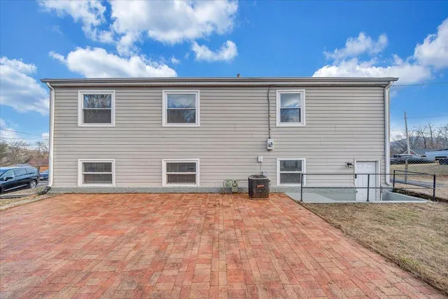a backyard of a house