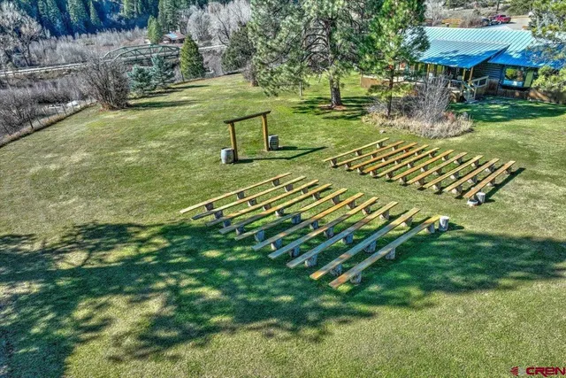a view of outdoor space and yard