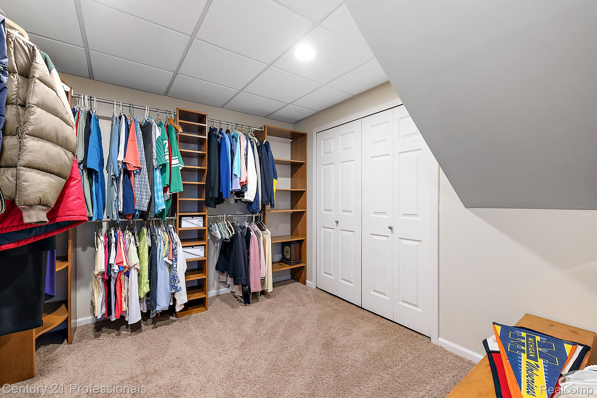 8856 Bridge Lake Road Clarkston, MI 48348 - Photo 64 of 91 Lower level room equipped w/ off season clothing