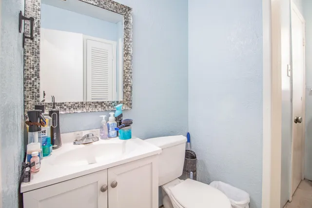 a bathroom with a sink and a toilet